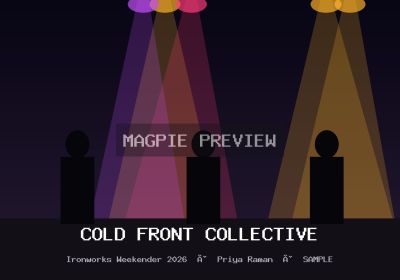 Cold Front Collective · Ironworks Weekender 2026 · #012
